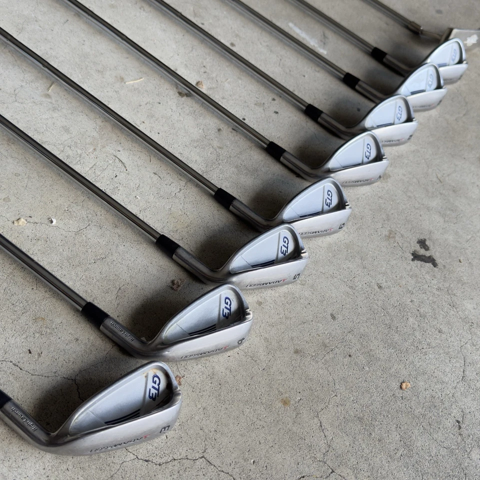 ADAMS GOLF GT3 IRON SET 3-P/W - C•E•R PUTTER - MID-FLEX PERFORMANCE STEEL SHAFTS - Image 2 of 4
