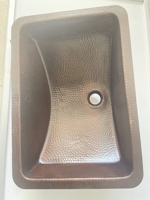Native Trails CPS45 Avila 21'' Rectangular Copper Undermount - Copper