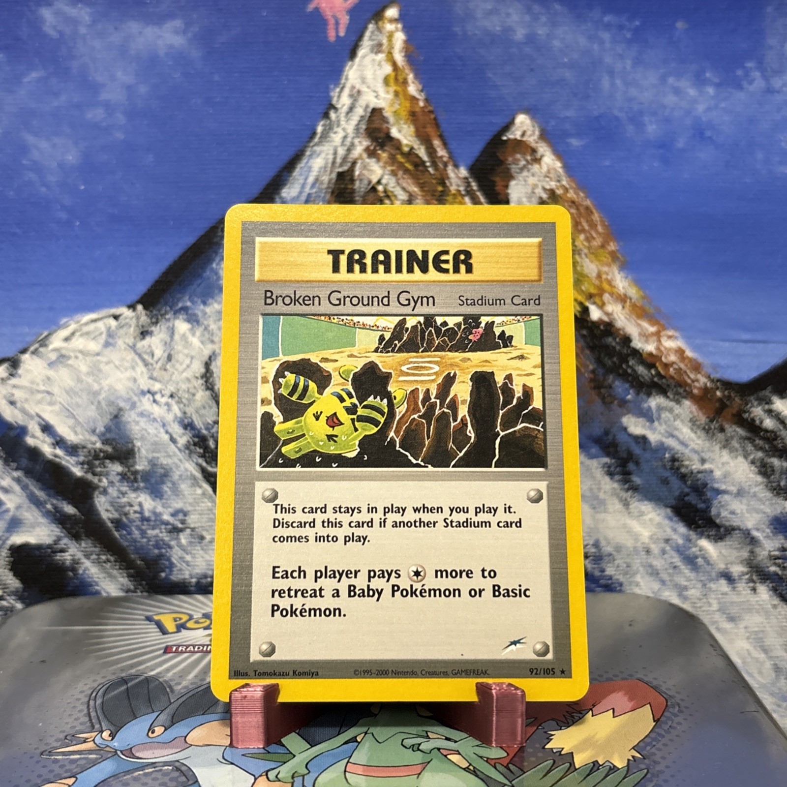 Broken Ground Gym - 92/105 Pokemon Neo Destiny - Regular Rare Komiya