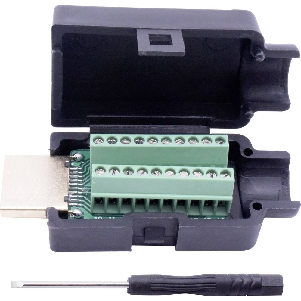 HDMI embase mâle verticale pour réparer vos connexions d'affichage 20 pôles