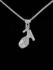Sterling silver (9.91 g) 925 Raine High Heel Shoe  Pendant with Sterling Chain — photo 4