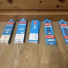 Peco Streamline OO Track System X9 Total Long Crossing /Turnouts / Curved  NEW