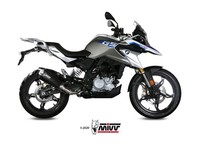 Mivv Delta Race Komplettauspuff Inox Schwarz FüR BMW G 310 GS 2017-24
