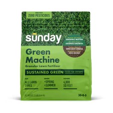 Green Machine 12 lbs. 4,000 sq. ft. Dry Lawn Fertilizer for All Grass Types 3.25 per gallon