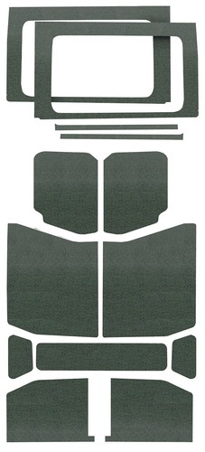 DEI 050179 Boom Mat Sound Deadening Headliner 2018-Up Jeep Wrangler JL 4-Door Gr