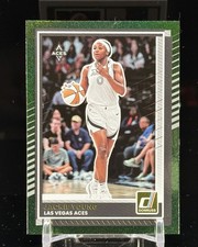 Jackie Young 2025 Panini Donruss WNBA #60 Green Shimmer