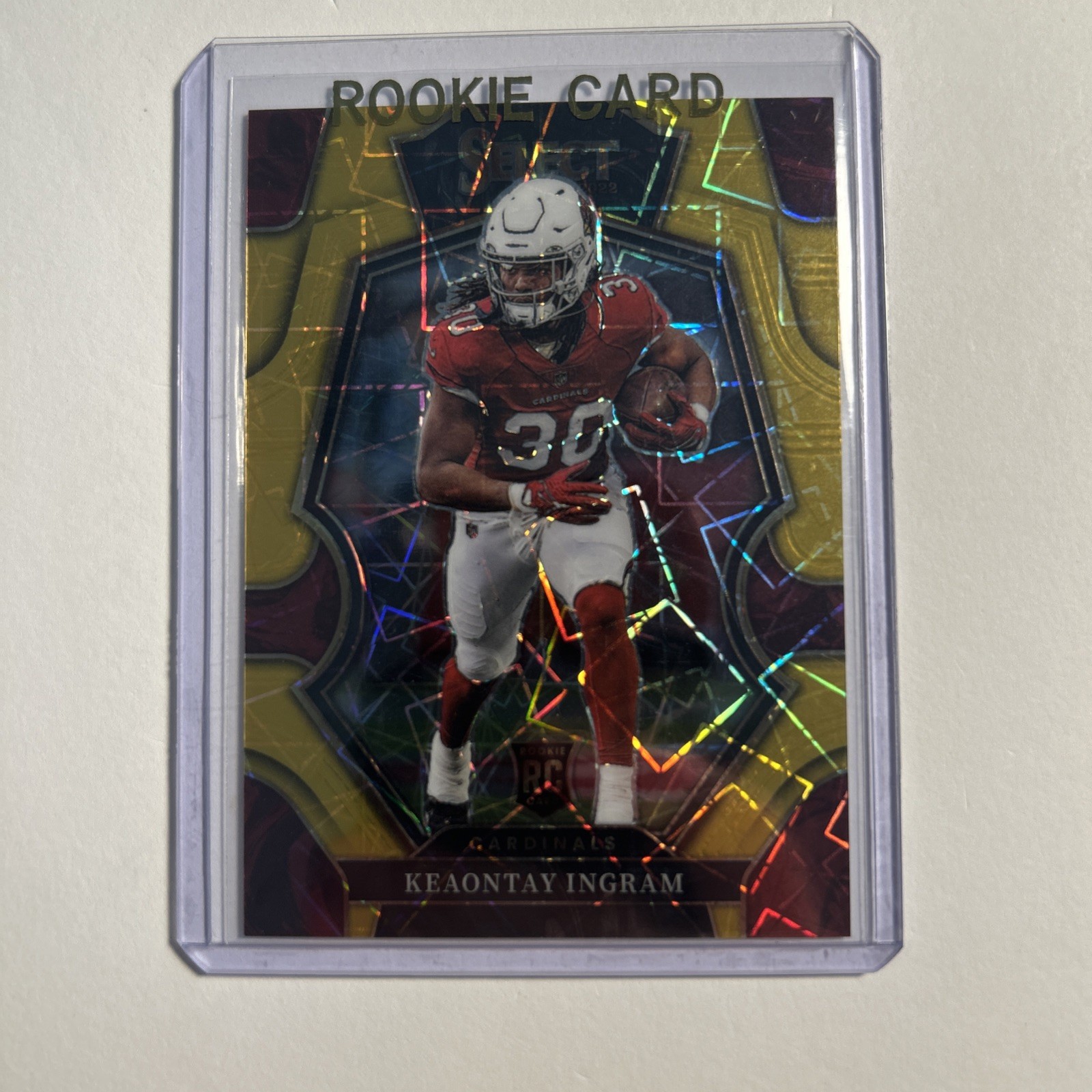 Keaontay Ingram Panini Select #102 Gold