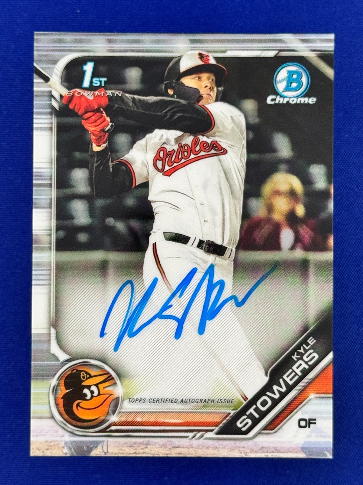 2019 Bowman Draft Chrome KYLE STOWERS #CDA-KS 1st Bowman Auto Marlins
