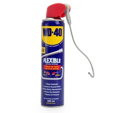 WD40 Flexible Straw System 400ml Spray Cleans Protects Stops Squeaks 44955 29.23 per litre