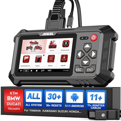 ANCEL MT500 Für BMW KTM Harley DUCATI YAMAHA Profi Motorrad OBD2 Diagnosegerät