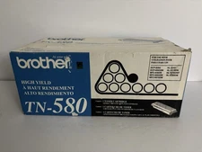 Genuine Brother TN-580 Black High Yield Toner Cartridge - BRAND NEW & SEALED
