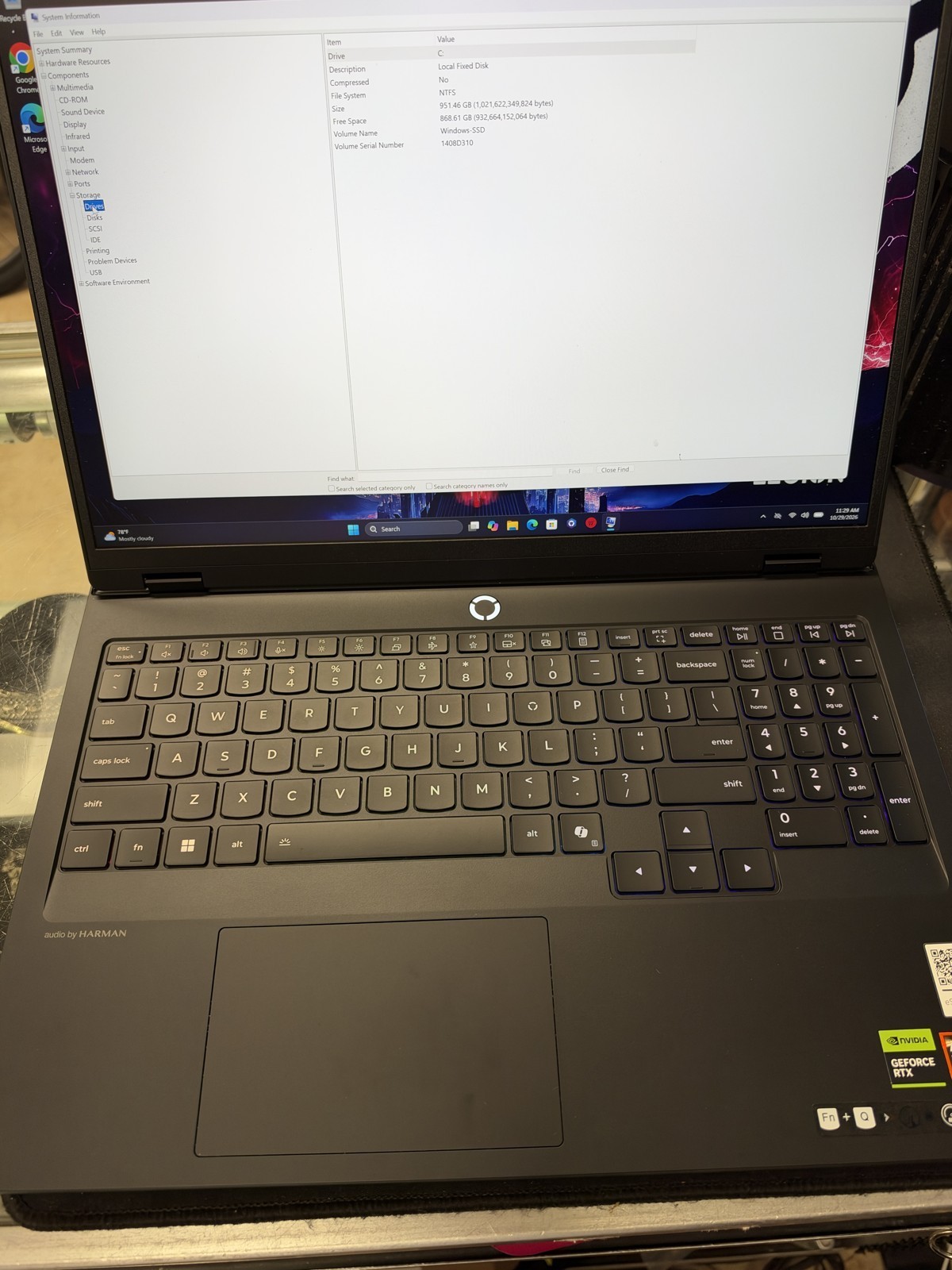 Lenovo Legion Pro 5 16ADR10 16" Ryzen 9 8945HX RTX 5060 16GB 1TB 240Hz Gaming