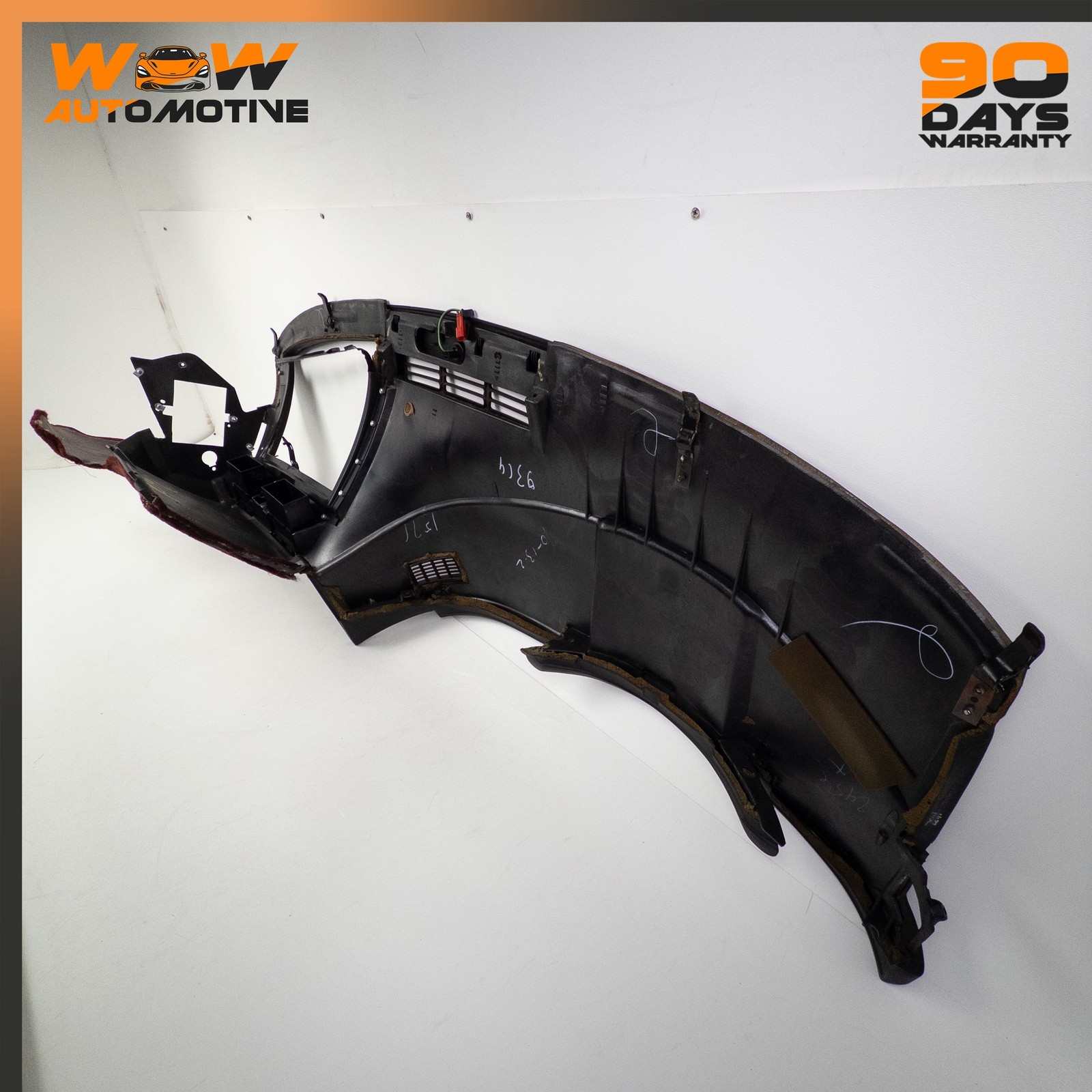 90-93 CHEVROLET CORVETTE C4 FRONT INSTRUMENT DASHBOARD PANEL TRIM BLACK OEM
