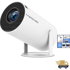 HY300PRO Mini Projector with WiFi and Bluetooth, 4K Support 200ANSl Smart Por...