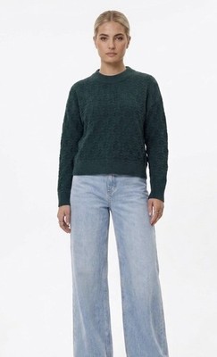 Alpha Studio Merino Woll Pullover grün gr M NEU