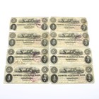 1861 Charleston SC Farmers Exchange Bank Five Dollars Lot of 16 #C858-1 — photo 4