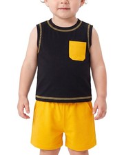 Baby Boy Summer Outfit Toddler Boy Sleeveless Tank Top and Shorts Set 2Pcs So...