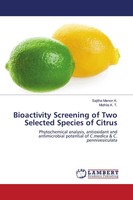 Sajitha Menon K. (U. A.) | Bioactivity Screening Of Two Selected Species Of...
