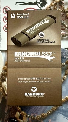 Kanguru KF3WP-64G USB Flash Drive with Write Protection Switch
