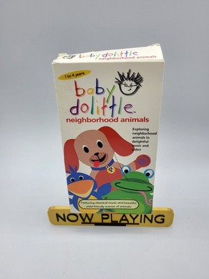 Baby Dolittle Neighborhood Animals VHS Kids Education Artisan | eBay