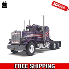 Detailed Peterbilt 359 Conventional Truck Model 1:25 Scale Kit - 116 Pieces