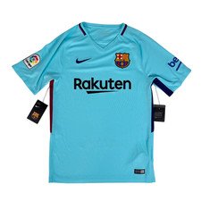 Camiseta de fútbol visitante Nike Barcelona FC 2017/18 S España camiseta de fútbol vintage