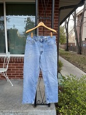 Vintage Levi s 550 Relaxed Fit Jeans Men s 34x32 Light Wash Blue Denim