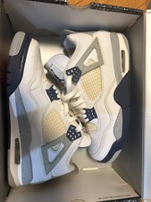 Nike Air Jordan Retro 4 Midnight Navy White M...