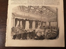 RK r34 1850 Zeitungsdruck 274 Gewerbeausstellug Leipzig Zentralhalle