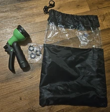 Heavy Duty Garden Hose Nozzle – 7 Spray Patterns, Leakproof, Car, Lawn, Pets New