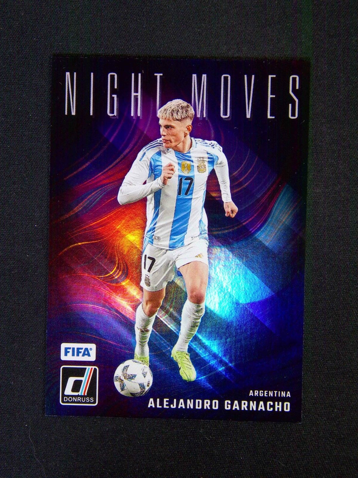 2024-25 Panini Donruss FIFA Alejandro Garnacho #15 Night Moves Case Hit SSP