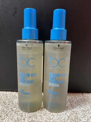 NEW 2X  Bc Bonacure Moisture Kick Spray Conditioner 200 ml/6.76 Fl Oz