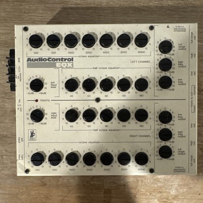 Audio Control EQX (1ST GEN)  1/2 & 1 Octave Auto Equalizer Electronic Crossover