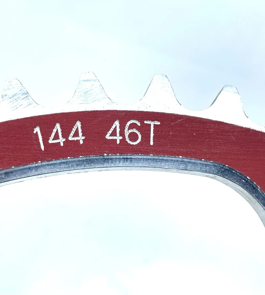 Plato Vuelta 144mm BCD Track/Pista 46 Dientes Hecho en EE. UU. NUEVO DE STOCK Foto 4 de 4