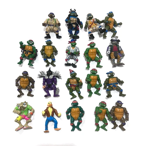 Vintage Teenage Mutant Ninja Turtles TMNT Figure Lot Playmates Toys 80s 90s