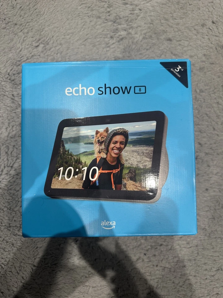 Amazon Echo Show 8 (3. Gen) Smart Display Lautsprecher Anthrazit Touchscreen Videos