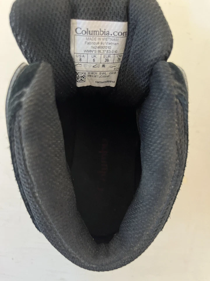 Columbia Newton Ridge Plus Senderismo Rojo Amapola Negro Botas Para Mujer Talla US 8.5 Foto 3 de 4