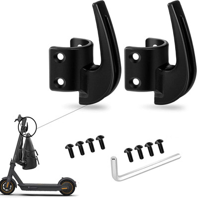 (2 Stück) Haken für Max G30 Ninebot E Scooter Zubehör, Elektroroller Haken Kompa