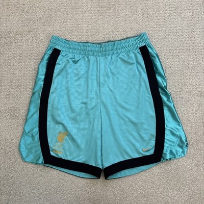 Nike Mens LeBron x Liverpool FC Shorts Size XL Soccer Blue Jacquard Logo LFC