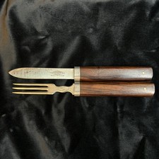 Antique Shapleigh Hardware Company Diamond Edge Backcountry Fork & Knife Set