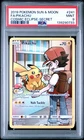 2019 POKEMON SUN & MOON COSMIC ECLIPSE SECRET #241 FULL ART/PIKACHU PSA 9