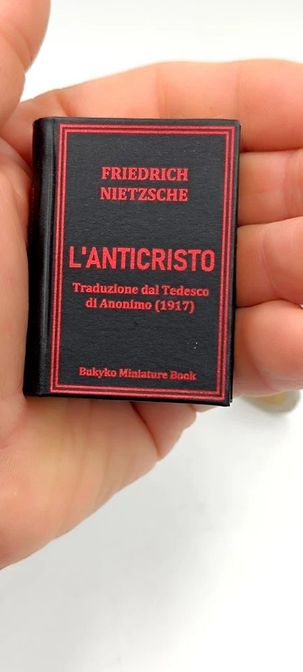 L'ANTICRISTO -  FRIEDRICH NIETZSCHE- LIBRO IN MINIATURA DA COLLEZIONE  - Image 2 of 4