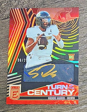 SHEDEUR SANDERS 2025 Panini Donruss Elite Black Gold Rookie RC Auto FOTL #d/25