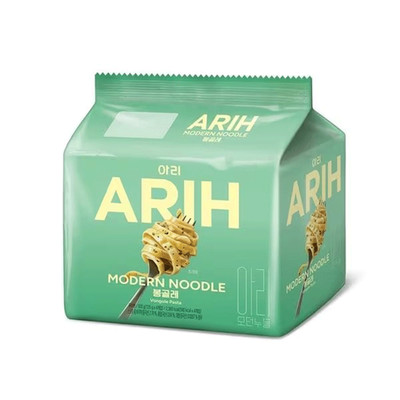 ARIH Modern Noodle Vongole 125g x4 Korean Stir Fried Flat Ramen Clam Garlic