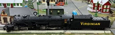 Lionel Virginian 2-8-8-2 Locomotive  TMCC Odyssey O Gauge 6-38032 Brief Run Time
