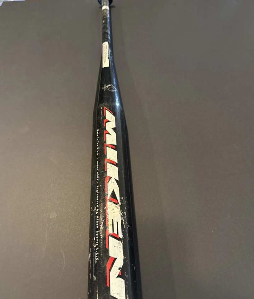 Miken Velocit-E Ultra II MSU2 34”/28oz Senior Slowpitch Softball Bat READ - Image 2 of 4
