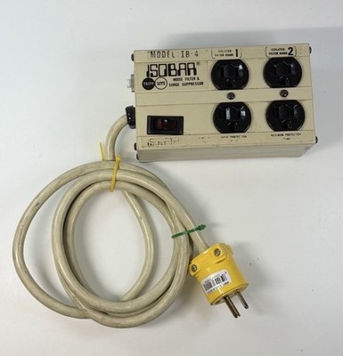 Tripp Lite Isobar Noise Filter & Surge Suppressor 4 Outlet Model IB-4