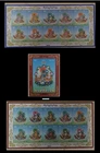 Bhutan 2021 21 Goddess Tara Buddhism Stamps Unique Unusual Silk Rayon 3v MNH