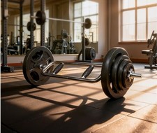 HEAVY DUTY Barbell Standard Threaded 34 Trice...