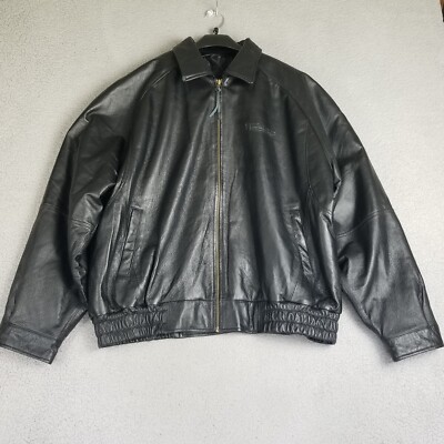 ￥￥￥　 BURK'S BAY レザージャケット XXL BURK'S BAY レザージャケット XXL 90s 企業 BURK'S BAY レザー